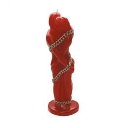 Figura Pareja Unión cadenas Rojo